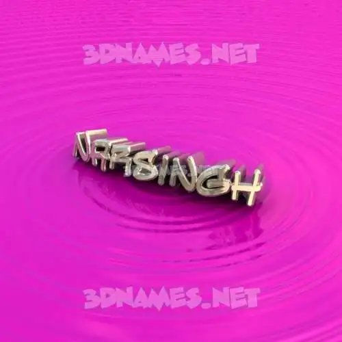 narsingh in Pink Graffiti style - 3D name wallpaper