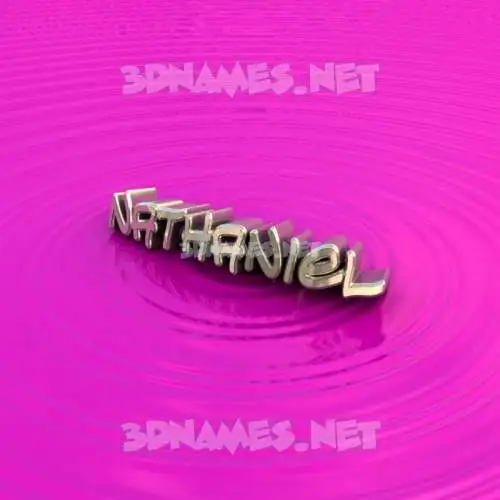 nathaniel in Pink Graffiti style - 3D name wallpaper nathaniel in Pink Graffiti style - 3D name wallpaper