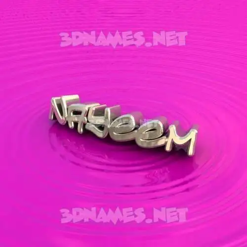 nayeem in Pink Graffiti style - 3D name wallpaper