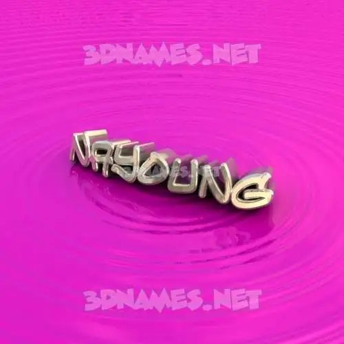 nayoung in Pink Graffiti style - 3D name wallpaper