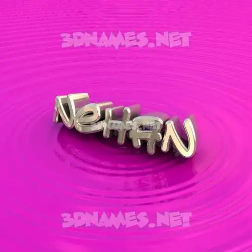nehan in Pink Graffiti style - 3D name wallpaper