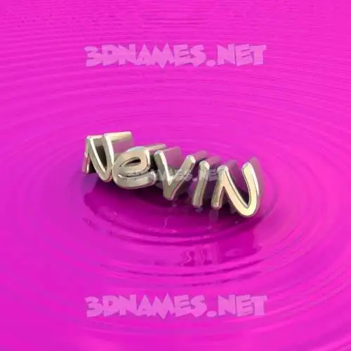 nevin in Pink Graffiti style - 3D name wallpaper