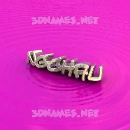 ngchau in Pink Graffiti style - 3D name wallpaper ngchau in Pink Graffiti style - 3D name wallpaper