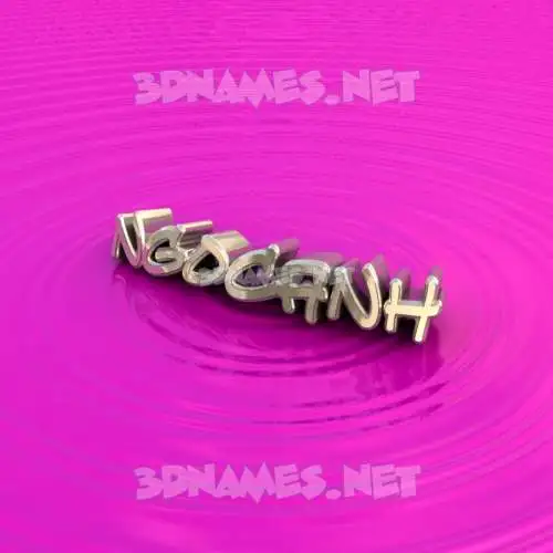 ngocanh in Pink Graffiti style - 3D name wallpaper