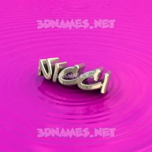 nicci in Pink Graffiti style - 3D name wallpaper nicci in Pink Graffiti style - 3D name wallpaper