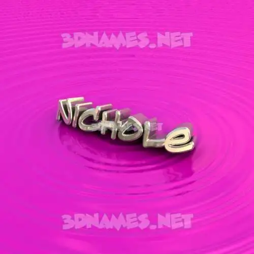 nichole in Pink Graffiti style - 3D name wallpaper nichole in Pink Graffiti style - 3D name wallpaper