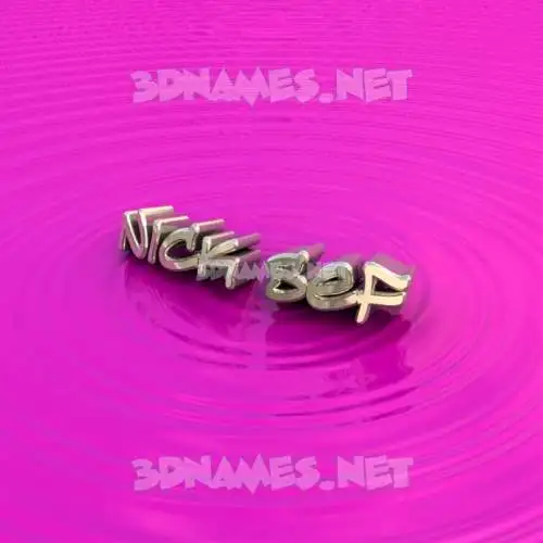 nick sef in Pink Graffiti style - 3D name wallpaper nick sef in Pink Graffiti style - 3D name wallpaper