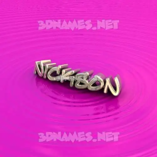 nickson in Pink Graffiti style - 3D name wallpaper nickson in Pink Graffiti style - 3D name wallpaper