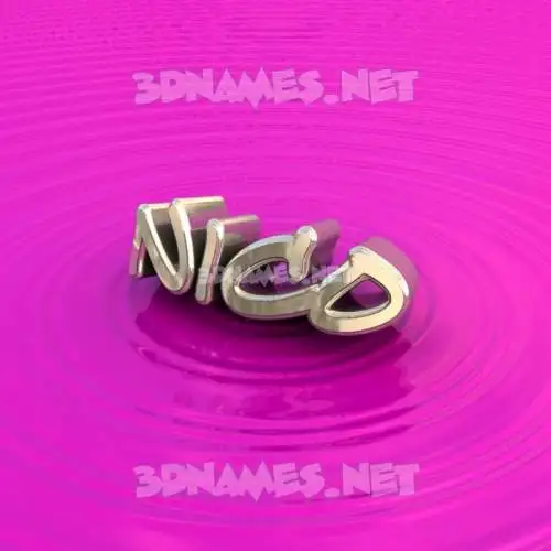 nico in Pink Graffiti style - 3D name wallpaper nico in Pink Graffiti style - 3D name wallpaper