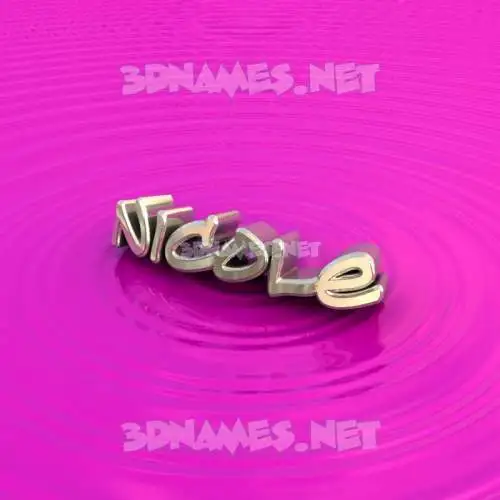 nicole in Pink Graffiti style - 3D name wallpaper nicole in Pink Graffiti style - 3D name wallpaper