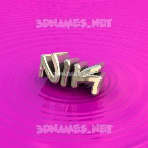 nik in Pink Graffiti style - 3D name wallpaper nik in Pink Graffiti style - 3D name wallpaper
