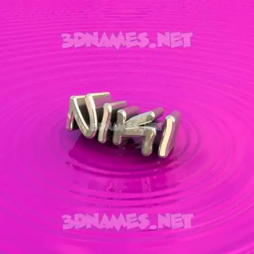 niki in Pink Graffiti style - 3D name wallpaper niki in Pink Graffiti style - 3D name wallpaper