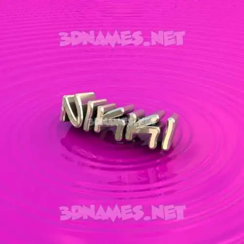 nikki in Pink Graffiti style - 3D name wallpaper nikki in Pink Graffiti style - 3D name wallpaper
