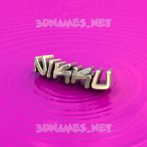 nikku in Pink Graffiti style - 3D name wallpaper nikku in Pink Graffiti style - 3D name wallpaper