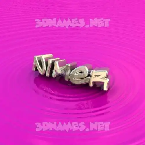 nimer in Pink Graffiti style - 3D name wallpaper