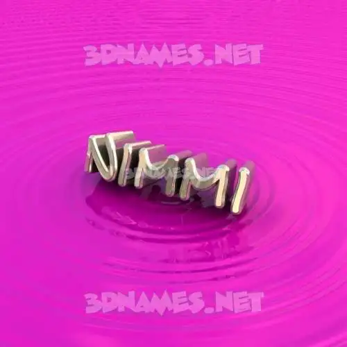 nimmi in Pink Graffiti style - 3D name wallpaper