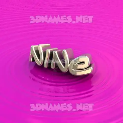 nine in Pink Graffiti style - 3D name wallpaper nine in Pink Graffiti style - 3D name wallpaper