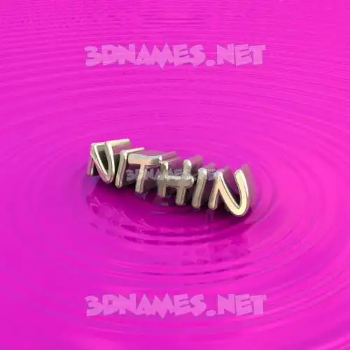 nithin in Pink Graffiti style - 3D name wallpaper