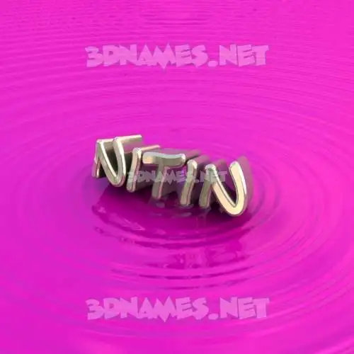 nitin in Pink Graffiti style - 3D name wallpaper