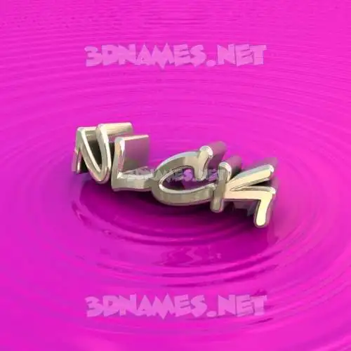 nlck in Pink Graffiti style - 3D name wallpaper nlck in Pink Graffiti style - 3D name wallpaper