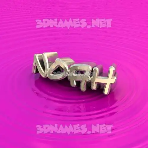 noah in Pink Graffiti style - 3D name wallpaper