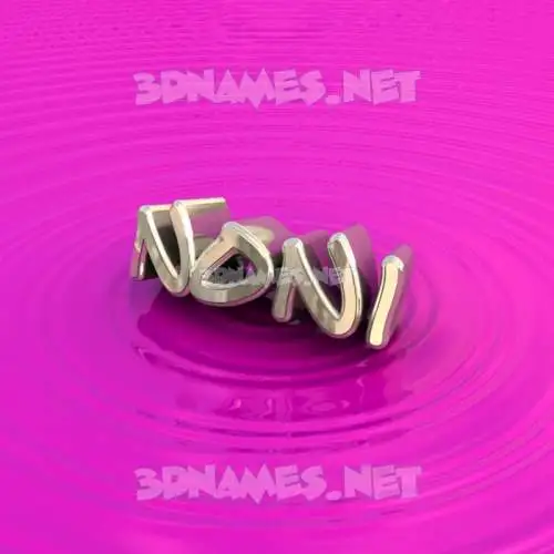 noni in Pink Graffiti style - 3D name wallpaper