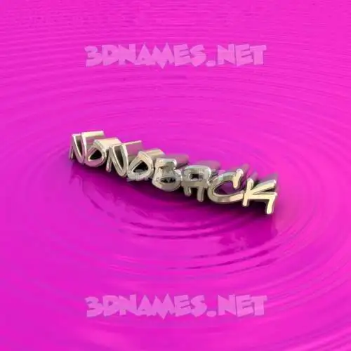 nonoback in Pink Graffiti style - 3D name wallpaper
