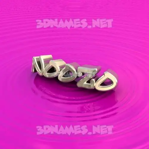 noozo in Pink Graffiti style - 3D name wallpaper