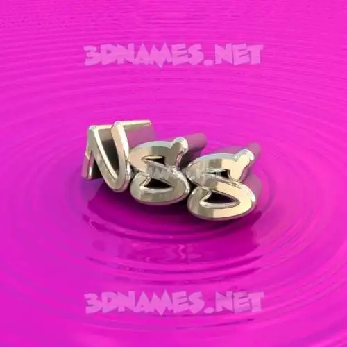 nss in Pink Graffiti style - 3D name wallpaper