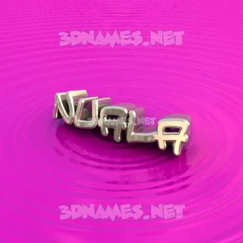 nuala in Pink Graffiti style - 3D name wallpaper