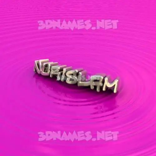 nurislam in Pink Graffiti style - 3D name wallpaper