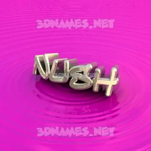 nush in Pink Graffiti style - 3D name wallpaper nush in Pink Graffiti style - 3D name wallpaper