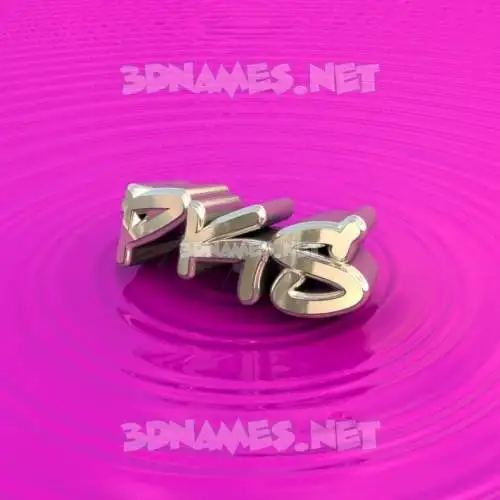 pks in Pink Graffiti style - 3D name wallpaper