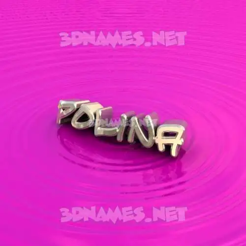 polina in Pink Graffiti style - 3D name wallpaper polina in Pink Graffiti style - 3D name wallpaper