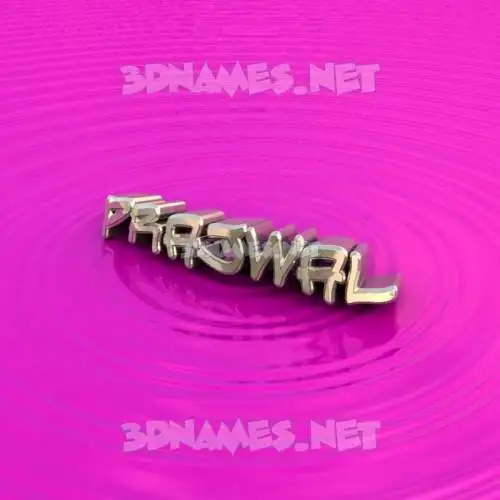 prajwal in Pink Graffiti style - 3D name wallpaper
