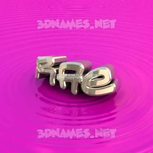 rae in Pink Graffiti style - 3D name wallpaper