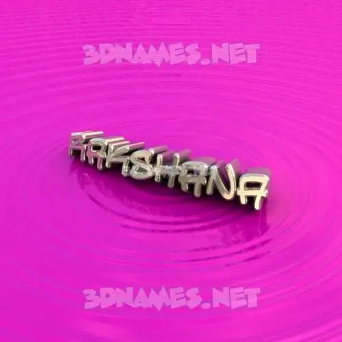 rakshana in Pink Graffiti style - 3D name wallpaper