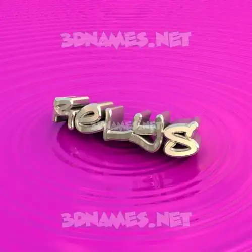 relys in Pink Graffiti style - 3D name wallpaper