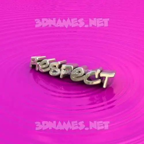 respect in Pink Graffiti style - 3D name wallpaper respect in Pink Graffiti style - 3D name wallpaper