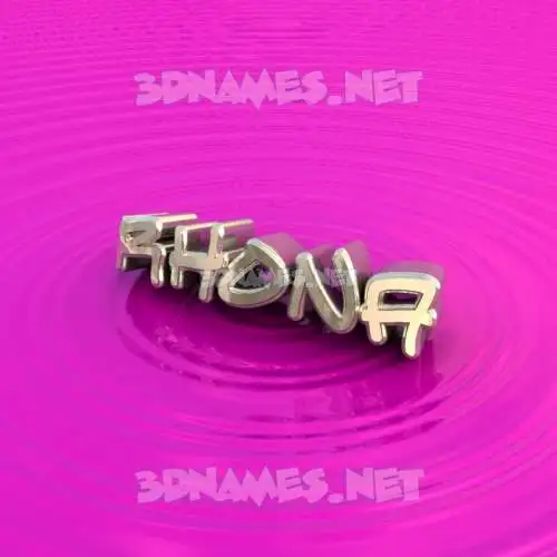 rhona in Pink Graffiti style - 3D name wallpaper rhona in Pink Graffiti style - 3D name wallpaper