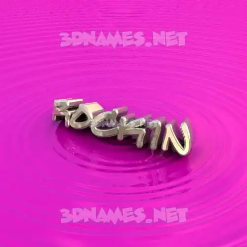 rock1n in Pink Graffiti style - 3D name wallpaper rock1n in Pink Graffiti style - 3D name wallpaper