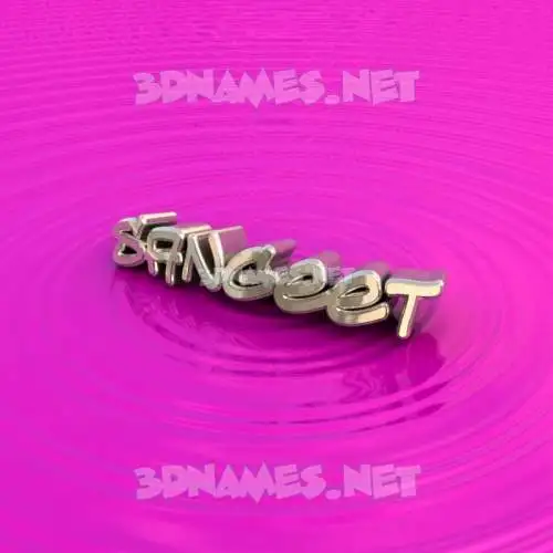 sangeet in Pink Graffiti style - 3D name wallpaper