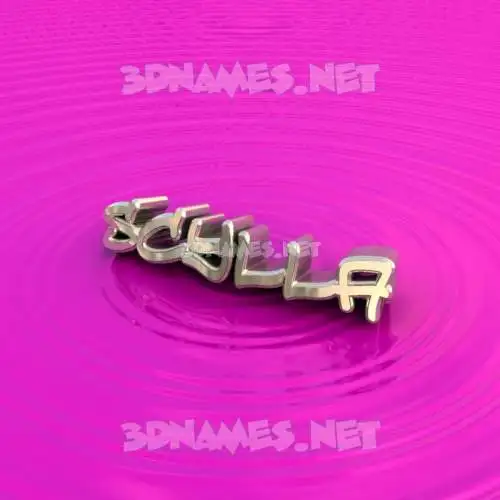 scylla in Pink Graffiti style - 3D name wallpaper scylla in Pink Graffiti style - 3D name wallpaper