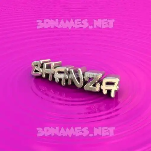 shanza in Pink Graffiti style - 3D name wallpaper shanza in Pink Graffiti style - 3D name wallpaper