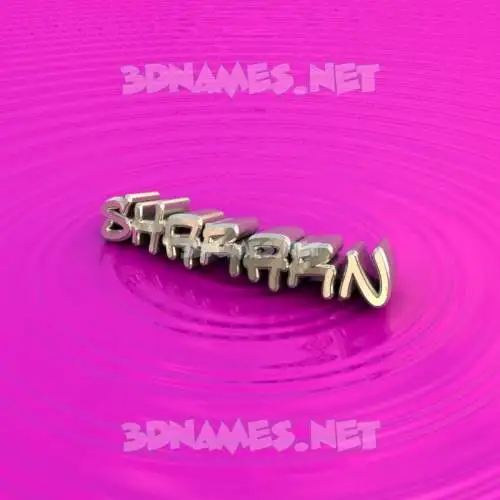 shararn in Pink Graffiti style - 3D name wallpaper