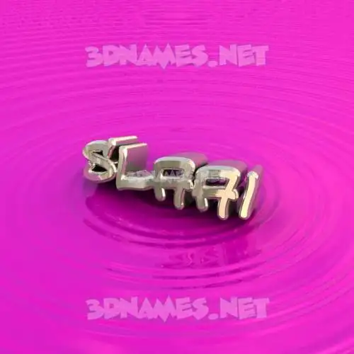 slaai in Pink Graffiti style - 3D name wallpaper