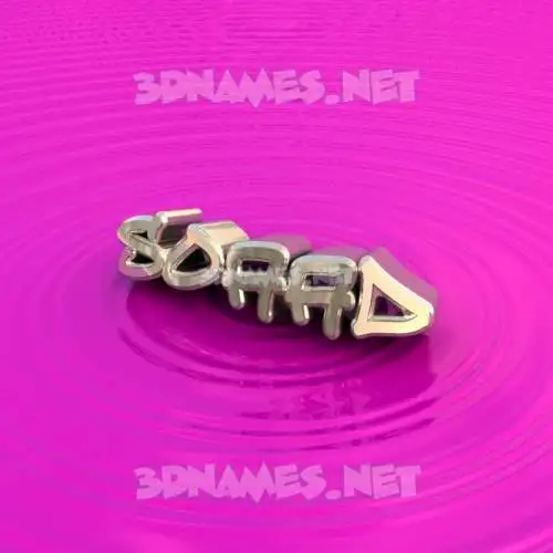 soaad in Pink Graffiti style - 3D name wallpaper