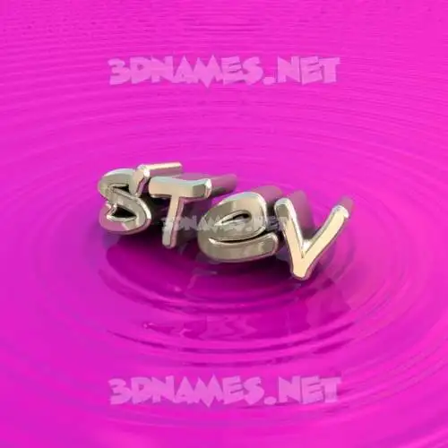 stev in Pink Graffiti style - 3D name wallpaper stev in Pink Graffiti style - 3D name wallpaper