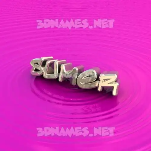 sumer in Pink Graffiti style - 3D name wallpaper sumer in Pink Graffiti style - 3D name wallpaper