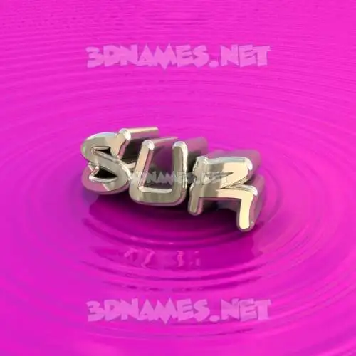 sur in Pink Graffiti style - 3D name wallpaper
